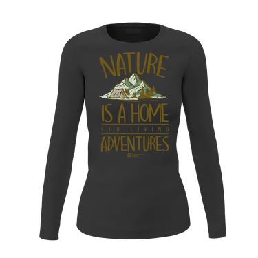 Nature Is A Home Women Long Sleeve Shirt